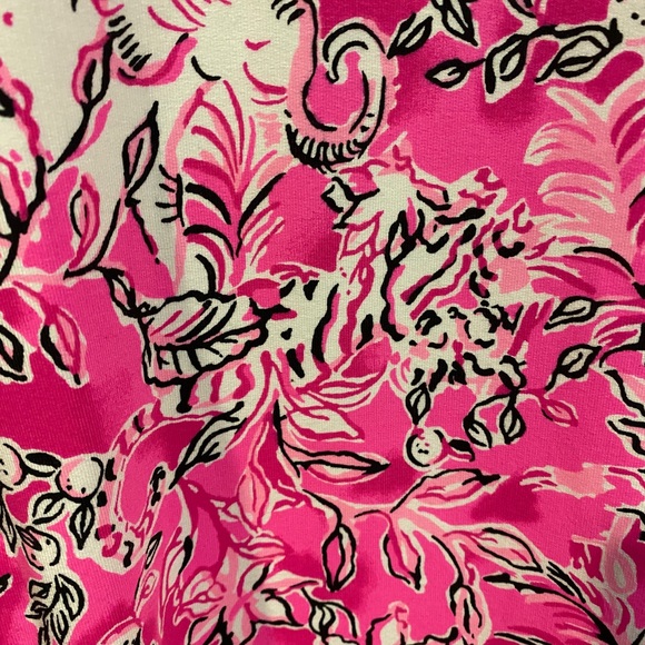Lilly Pulitzer cassi dress plumeria pink XL - Picture 6 of 8